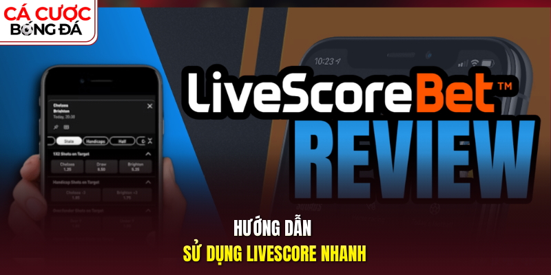 Hướng dẫn sử dụng Livescore nhanh 